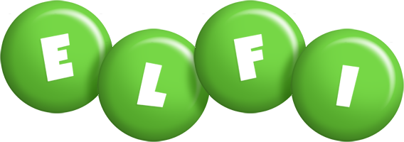 Elfi candy-green logo