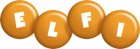 Elfi candy-orange logo