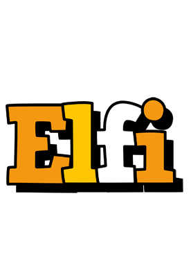 Elfi cartoon logo