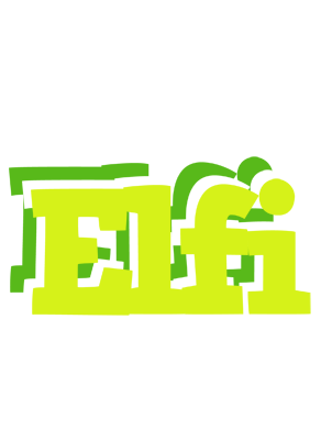 Elfi citrus logo