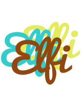 Elfi cupcake logo