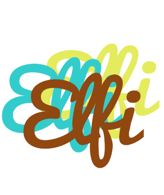 Elfi cupcake logo