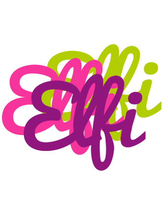 Elfi flowers logo