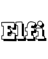 Elfi snowing logo