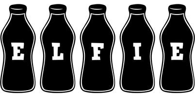 Elfie bottle logo