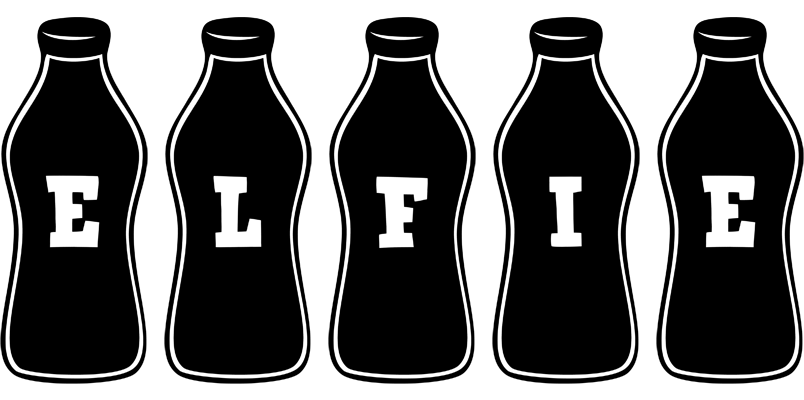 Elfie bottle logo