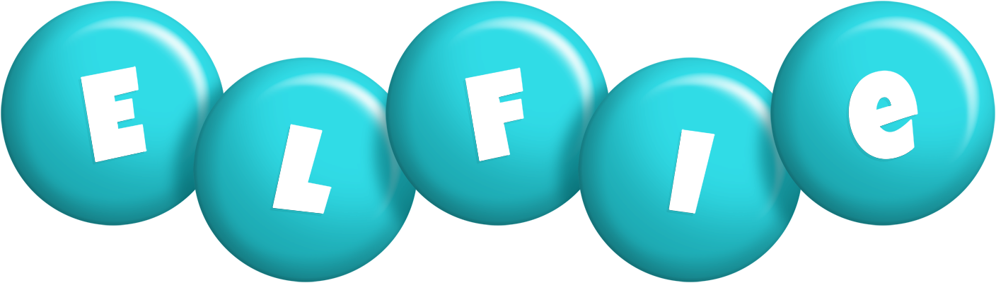 Elfie candy-azur logo