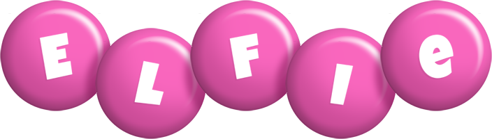 Elfie candy-pink logo