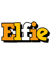 Elfie cartoon logo