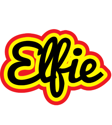 Elfie flaming logo