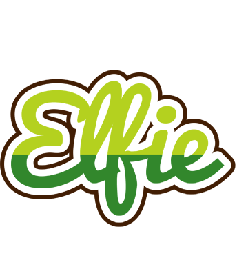 Elfie golfing logo