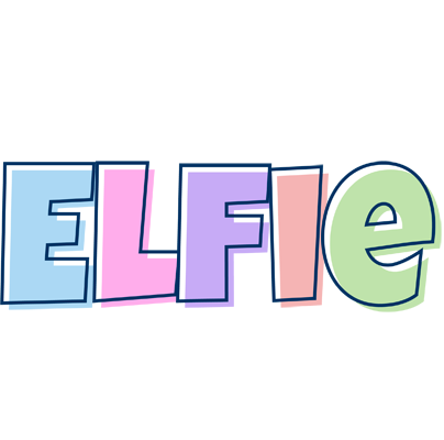 Elfie pastel logo