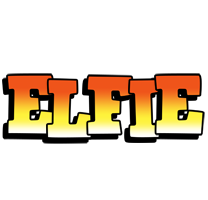 Elfie sunset logo