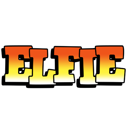 Elfie sunset logo