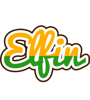 Elfin banana logo