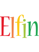 Elfin birthday logo
