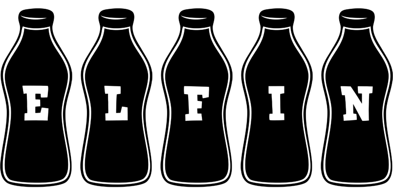 Elfin bottle logo