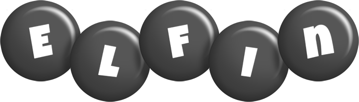 Elfin candy-black logo