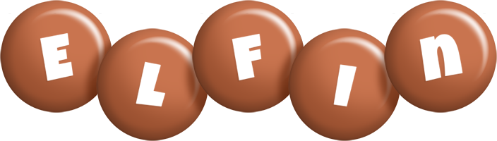 Elfin candy-brown logo