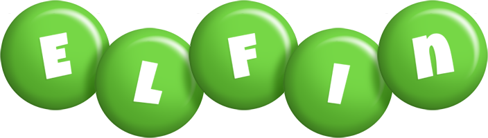 Elfin candy-green logo