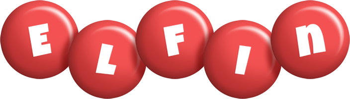 Elfin candy-red logo