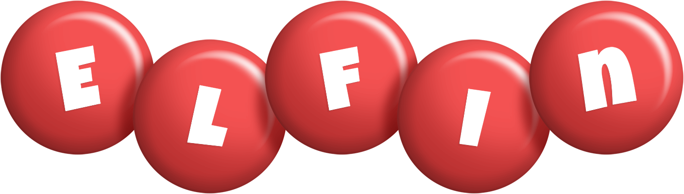 Elfin candy-red logo