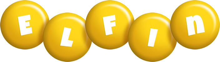 Elfin candy-yellow logo