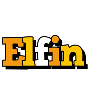 Elfin cartoon logo