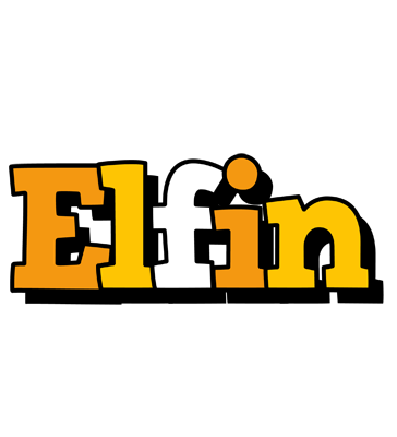 Elfin cartoon logo