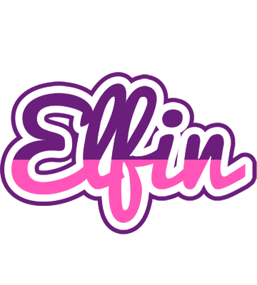 Elfin cheerful logo