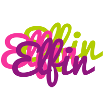 Elfin flowers logo