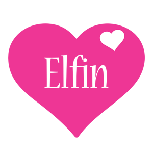 Elfin love-heart logo