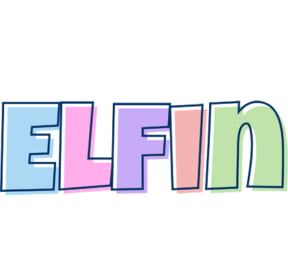 Elfin pastel logo