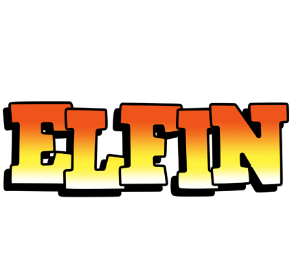Elfin sunset logo