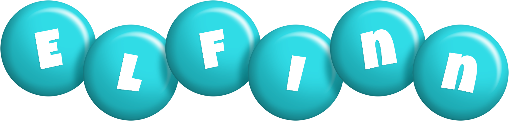 Elfinn candy-azur logo