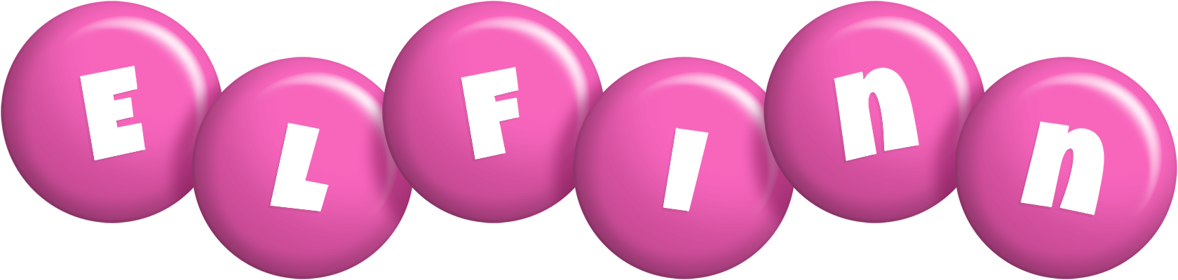 Elfinn candy-pink logo