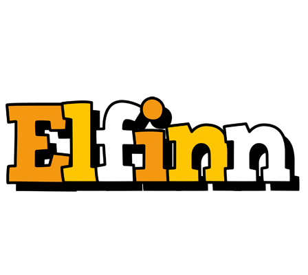 Elfinn cartoon logo