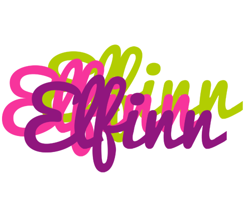 Elfinn flowers logo