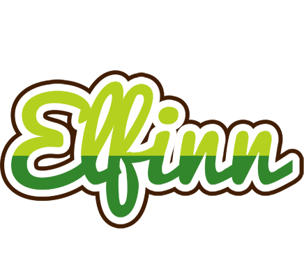 Elfinn golfing logo