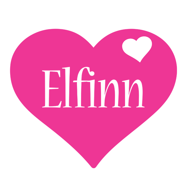 Elfinn love-heart logo