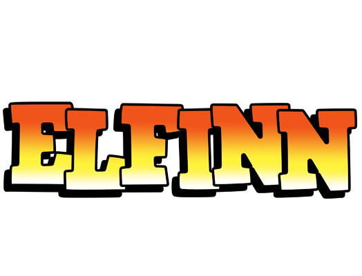 Elfinn sunset logo