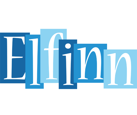 Elfinn winter logo