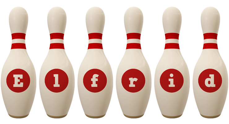 Elfrid bowling-pin logo