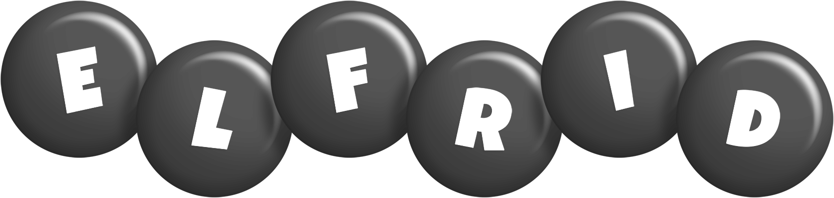 Elfrid candy-black logo