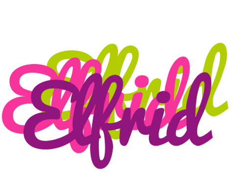 Elfrid flowers logo