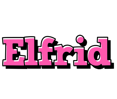 Elfrid girlish logo