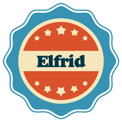 Elfrid labels logo