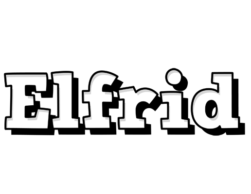 Elfrid snowing logo