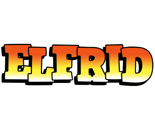 Elfrid sunset logo