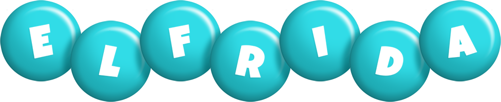 Elfrida candy-azur logo
